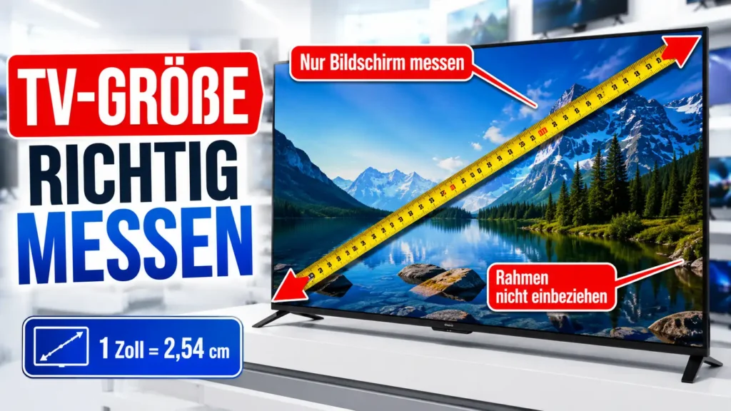 TV-Größe diagonal